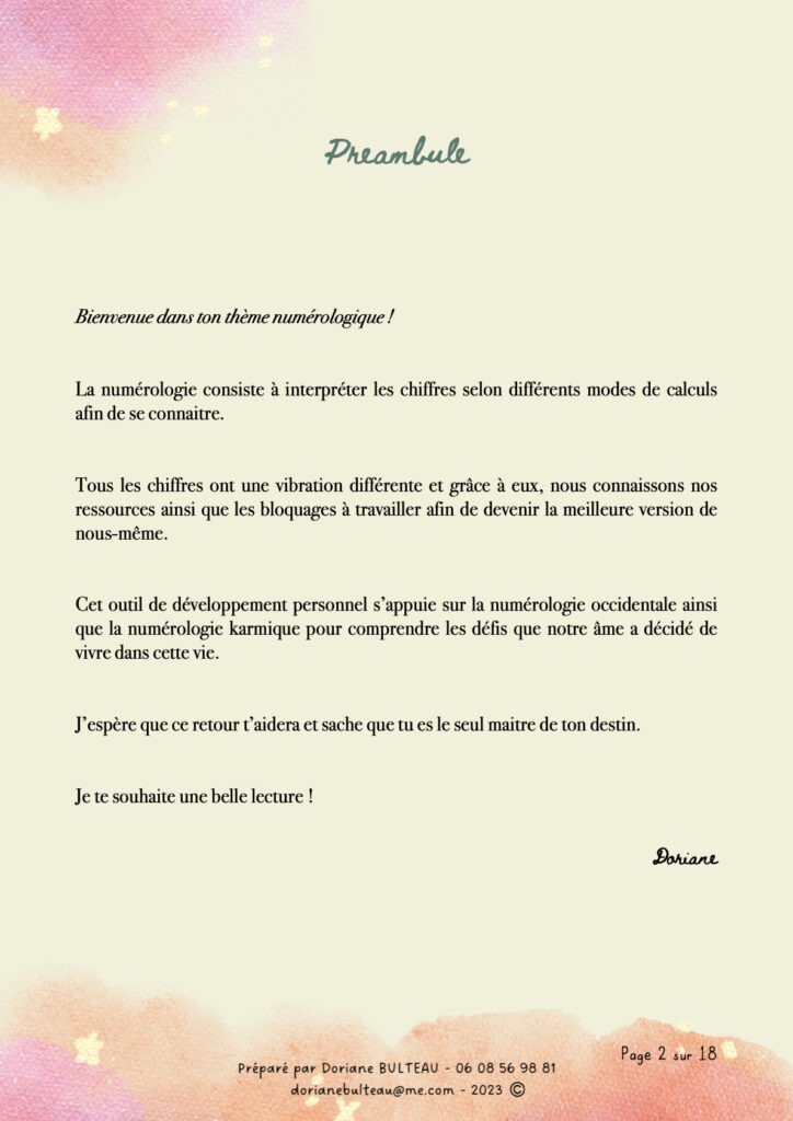 Thème numérologique - GANTIER Lisa.3